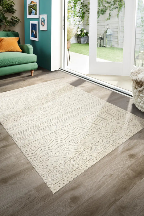 Atlas indoor / Outdoor Cream Graphic