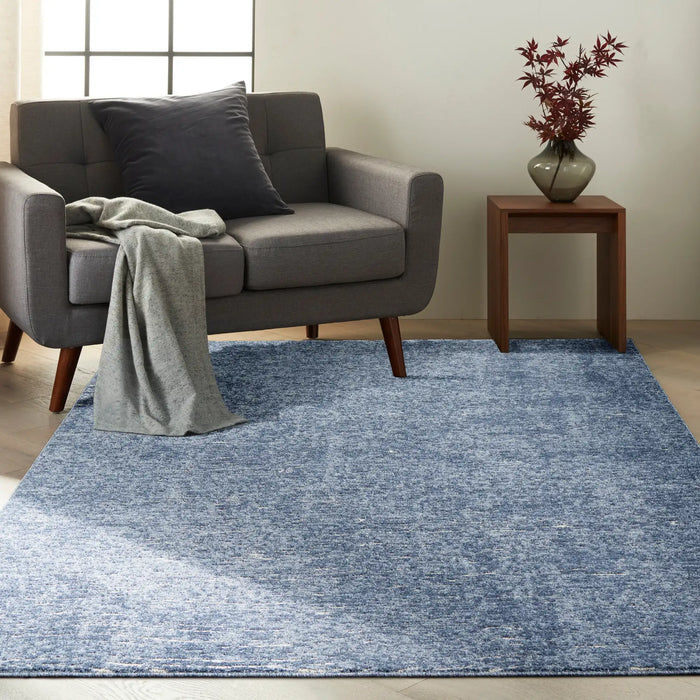 Calvin Klein ck90 tidal ck90 tidal blue Blue Living Room Rug.