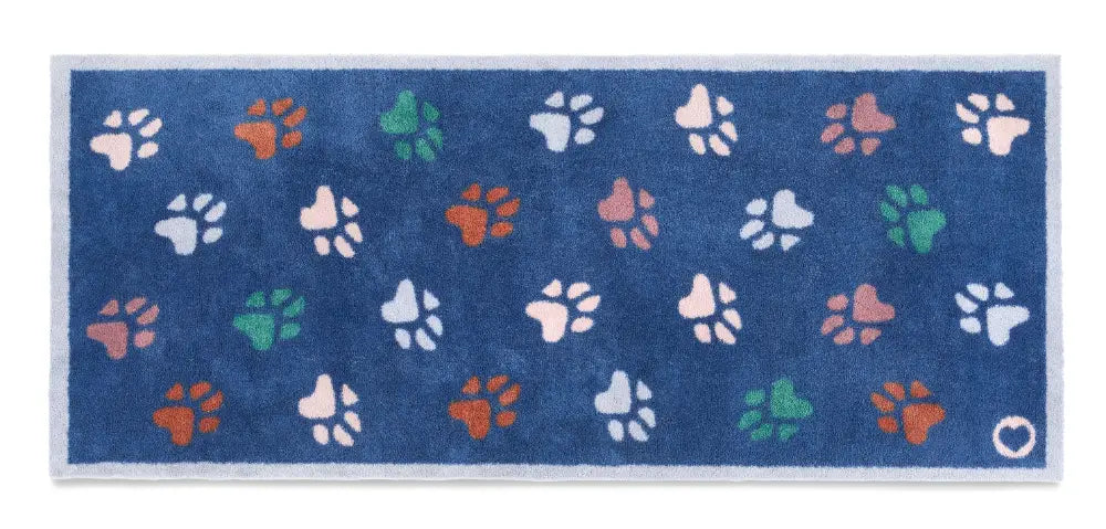 Patterned Hug Rug Colourful Paws Runner