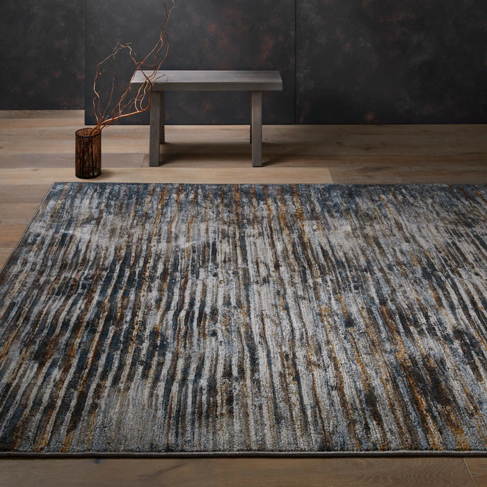 Oriental Weavers mojave 4152 x Grey, Multicoloured Living Room Rug.