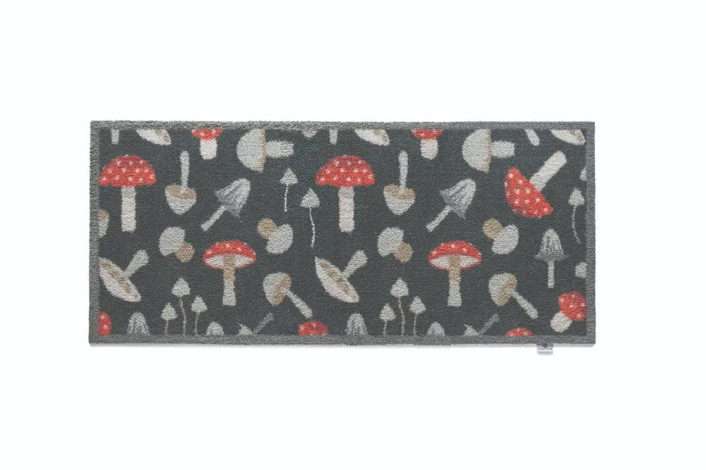 Patterned Hug Rug Mushroom 1 Runner