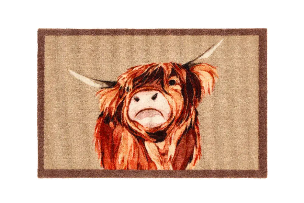 My Mat Nylon Indoor Pattern My Highland Cow
