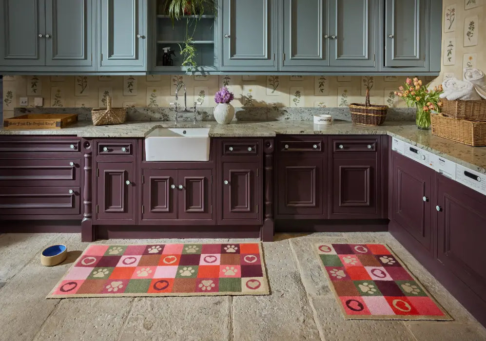 Hug Rug Washable Patchwork Paws Multi