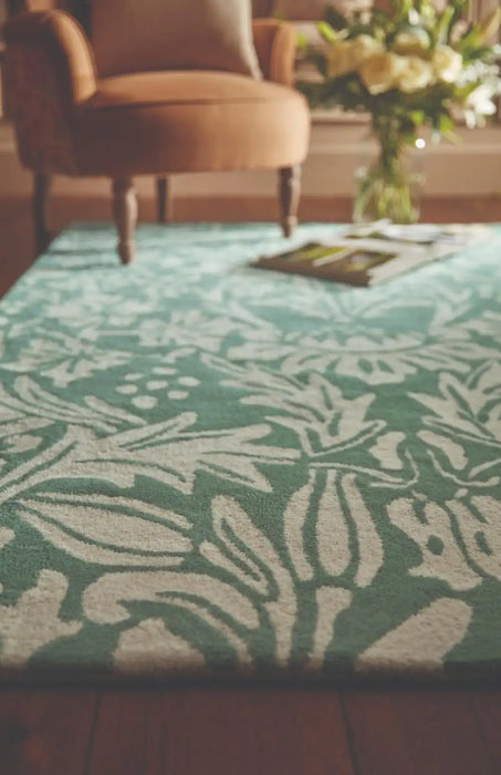 Origins origins heritage 1 soft teal Green, Teal Living Room Wool Rug.