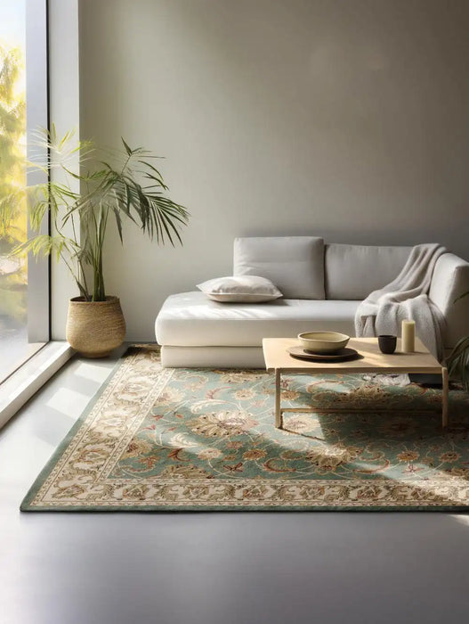 Nouristan herat 2 105988 mint Green Living Room Rug.