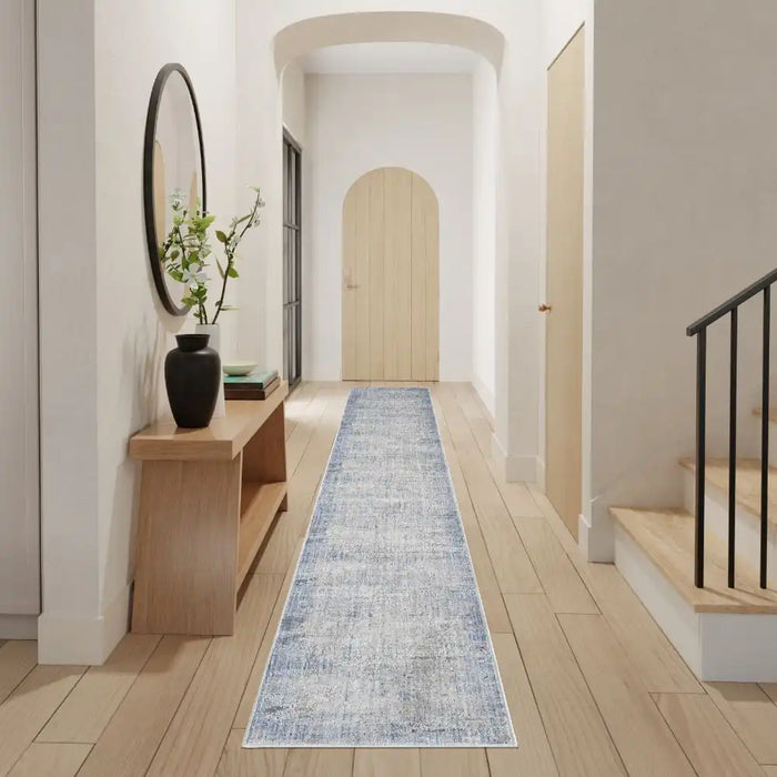 Nourison abstract hues beige grey abh02 blue grey Blue, Grey Living Room Rug.