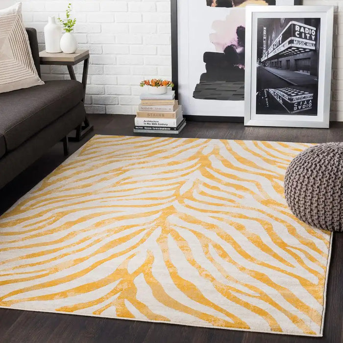 Surya cit cybele 2302 yellow Yellow, Ivory Living Room Rug.
