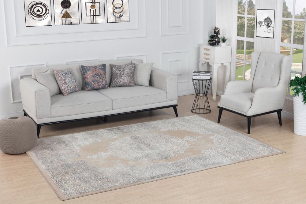 Surya lsr defne 2335 beige Beige Living Room Rug.