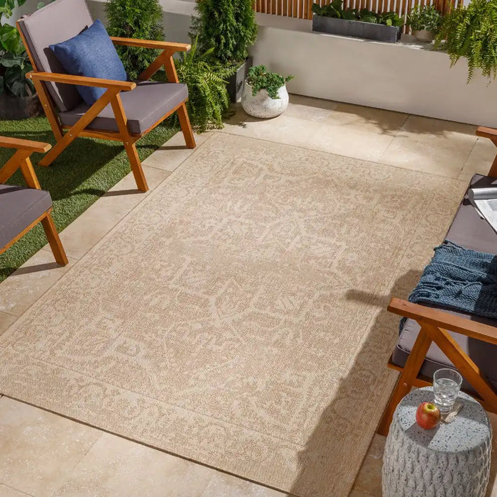 Surya trg gena 2347 camel Beige Outdoor Flat Weave Rug.