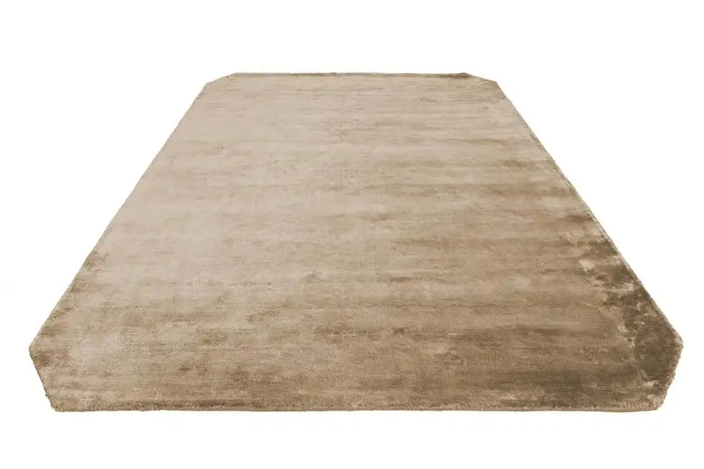 Asiatic gleam moleskin Beige Living Room Rug.