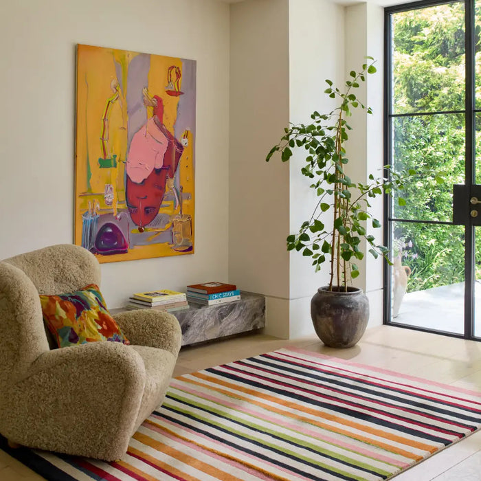 Style a Bright and Bold Home With Statement Rugs