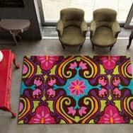 Making a statement with an unusual rug