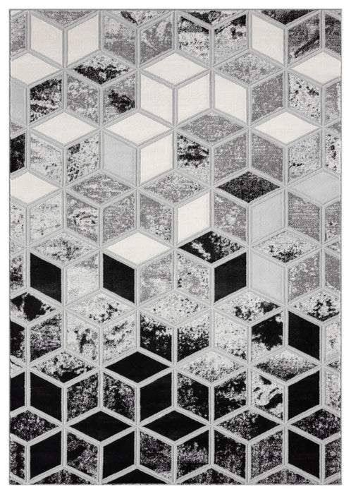 Bianco 0207IA D.Grey Silver Rug