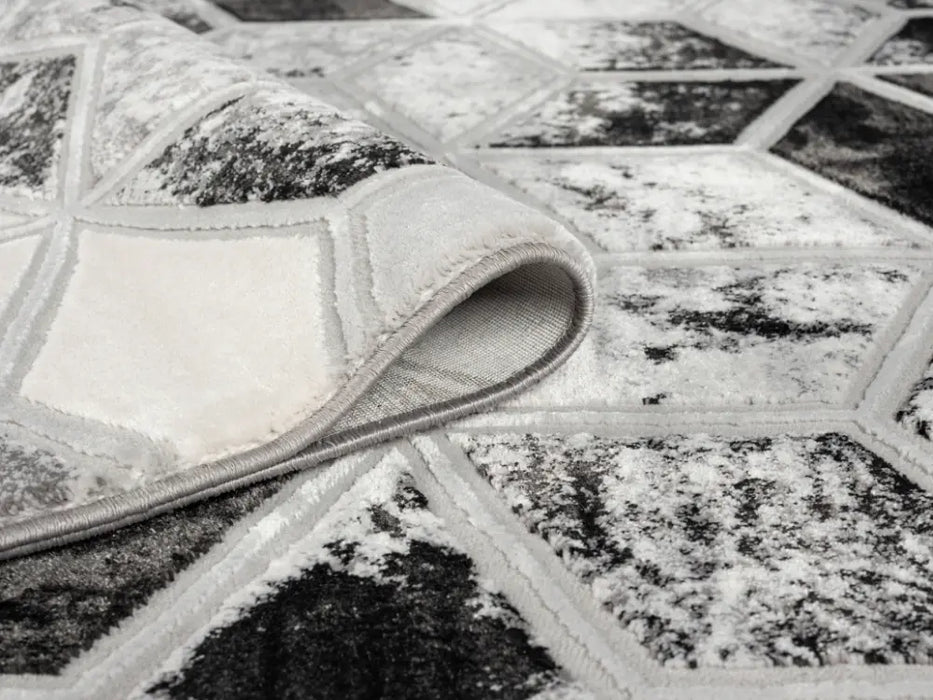Bianco 0207IA D.Grey Silver Rug
