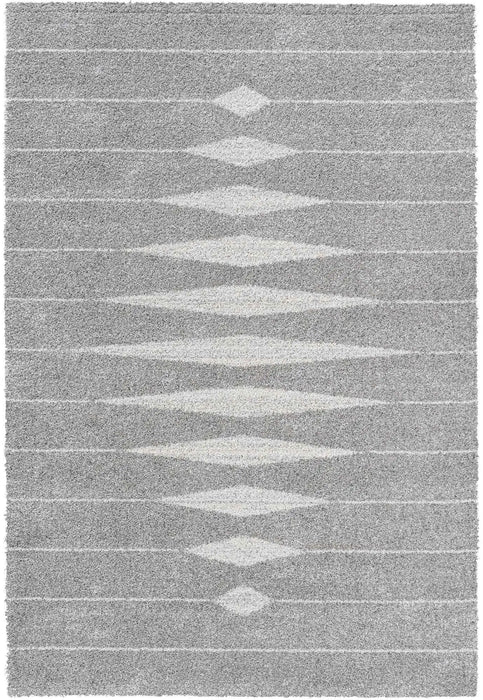 Mastercraft mehari 23352 5262 Grey Living Room Shaggy Rug.