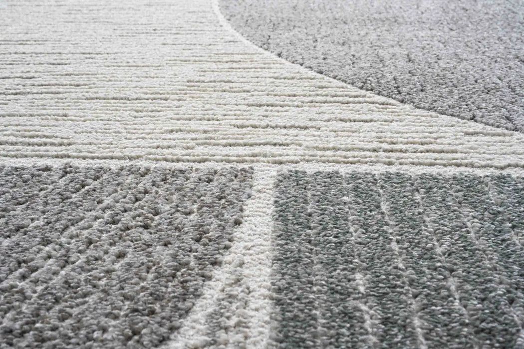 Mastercraft milano mastercraft 046 0002 6141 Green, Grey, Multicoloured Living Room  Rug.