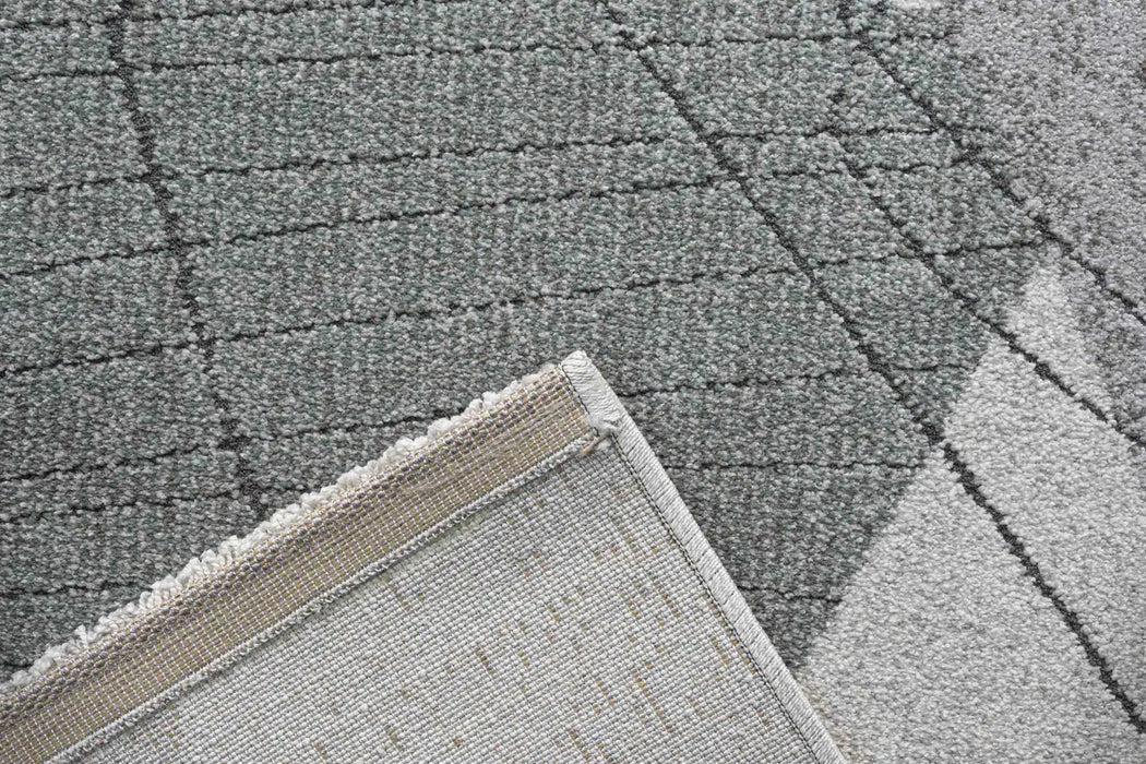 Mastercraft milano mastercraft 046 0006 6161 Green, Grey, Beige, Ivory, Multicoloured Living Room  Rug.