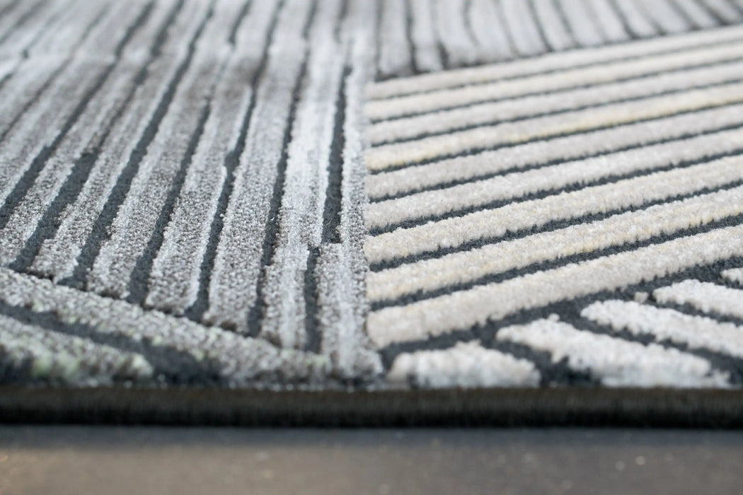 Mastercraft canyon mastercraft 52047 5555 Grey, Multicoloured Living Room  Rug.