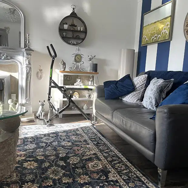 Photo by Shuna M., | Mastercraft da vinci 057 0166 3434 dark blue Living Room  Rug.
