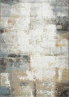 Mastercraft galleria 063 0723 9290 Grey, Ivory, Multicoloured Living Room Moroccan Rug.