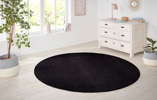 Hanse Home nasty black Black Living Room  Rug.