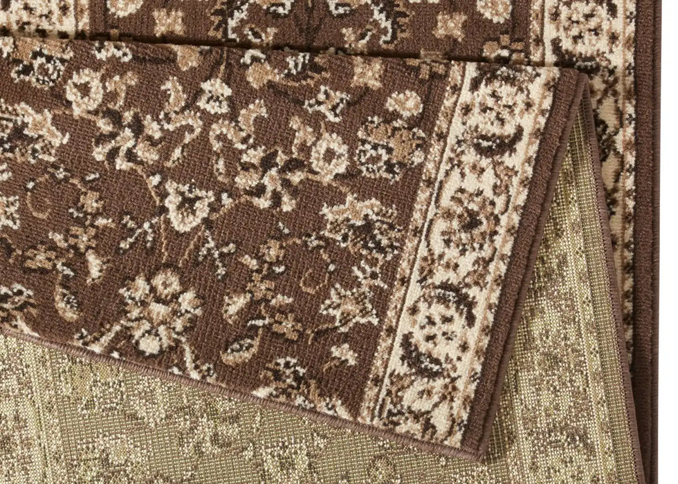 Hanse Home basic vintage brown Brown Living Room Geometric Rug.
