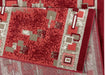 Hanse Home basic cube red Red Living Room Geometric Rug.