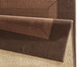 Hanse Home basic band brown Brown Living Room Geometric Rug.