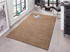 Hanse Home pure 102614 brown Beige Living Room  Rug.