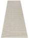 NorthRugs meadow match cream Cream Living Room Striped Rug.