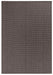 NorthRugs meadow match black Black Living Room Striped Rug.