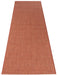 NorthRugs meadow match terracotta Orange, Red Living Room Striped Rug.