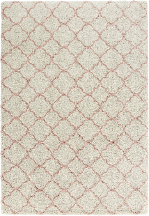 Mint Rugs grace luna cream rose Ivory, Pink Living Room  Rug.
