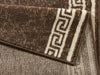 Hanse Home basic casa brown Brown Living Room Geometric Rug.