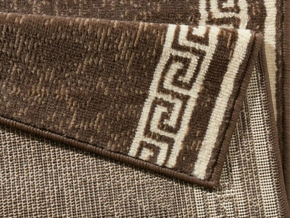 Hanse Home basic casa brown Brown Living Room Geometric Rug.