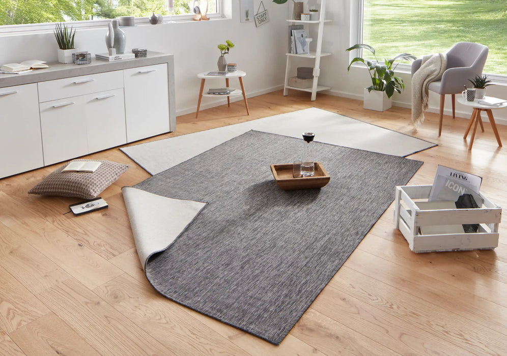 NorthRugs twin 103097 grey cream Grey, Cream Living Room  Rug.