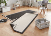 NorthRugs twin 103105 black cream Black, Cream Living Room  Rug.