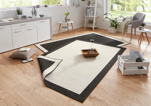 NorthRugs twin 103105 black cream Black, Cream Living Room  Rug.