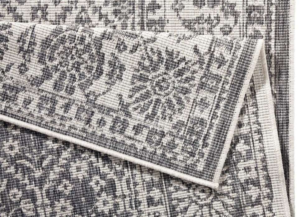 NorthRugs twin 103116 grey cream Grey, Cream Living Room  Rug.