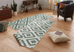 NorthRugs twin 103131 green cream Green, Cream Living Room  Rug.