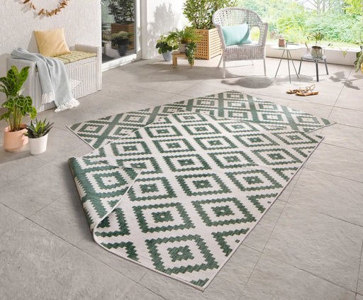 NorthRugs twin 103131 green cream Green, Cream Living Room  Rug.