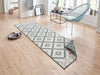 NorthRugs twin supreme malibu green cream Green, Cream Living Room Striped Rug.