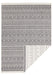 NorthRugs twin supreme kuba grey cream Grey, Cream Living Room Striped Rug.