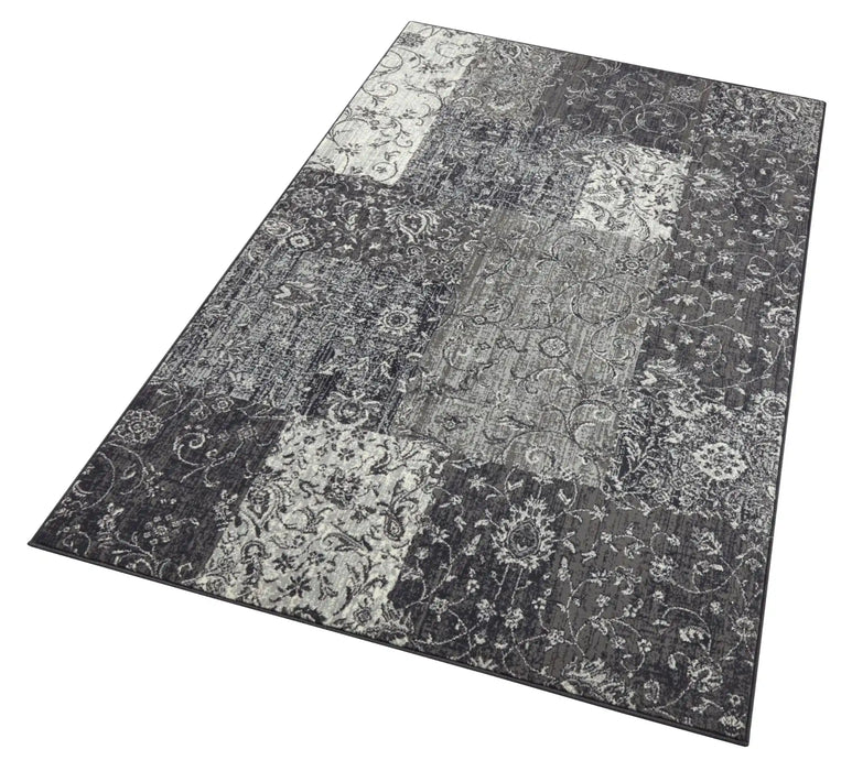 Hanse Home celebration 103463 grey cream Grey, Cream Living Room Geometric Rug.