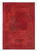 Hanse Home celebration plume red Red Living Room Geometric Rug.