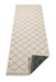 NorthRugs twin supreme corsica green cream Green, Cream Living Room Striped Rug.