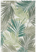 NorthRugs beach vai green cream Green, Ivory, Multicoloured Living Room  Rug.