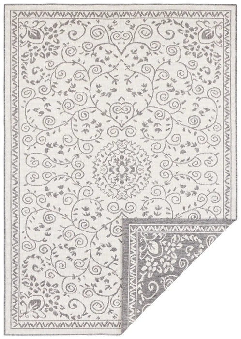 NorthRugs twin supreme leyte grey cream Grey, Cream Living Room Striped Rug.