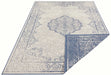 NorthRugs twin supreme cebu blue cream Blue, Cream Living Room Striped Rug.
