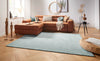 Mint Rugs cloud cloud light blue Blue Living Room Flat Weave Rug.